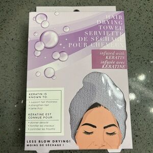 💚💚2 DAY Closet Clearout💚💚 Purple Hair Drying Towel with Keratin